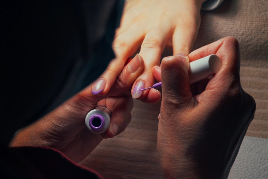 Nagellacksdesign på Five Five Nails Mood