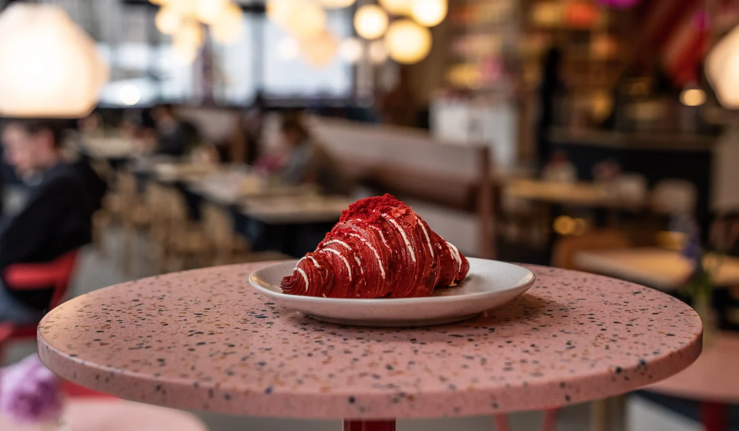 Red Velvet Croissant på Mr Cake i Mood kvarteret
